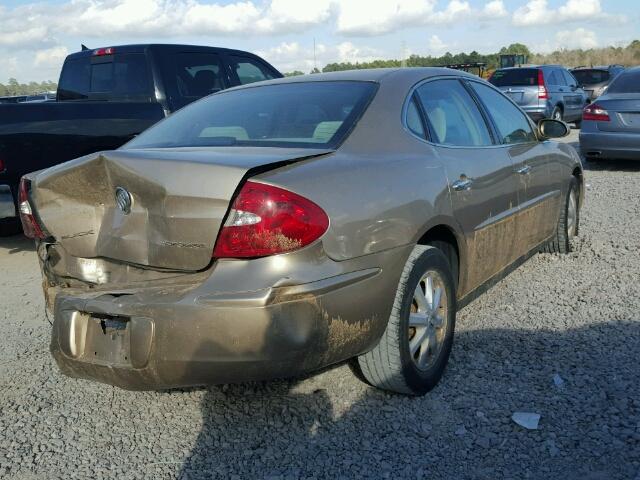 2G4WC562551223228 - 2005 BUICK LACROSSE C BEIGE photo 4