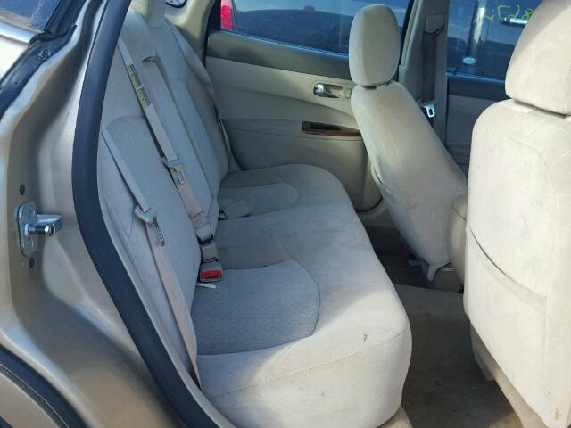 2G4WC562551223228 - 2005 BUICK LACROSSE C BEIGE photo 6