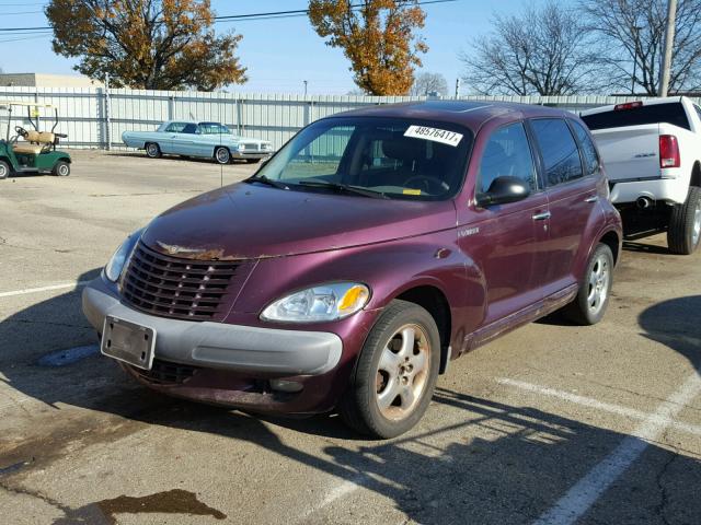 3C8FY4BB41T548904 - 2001 CHRYSLER PT CRUISER PURPLE photo 2