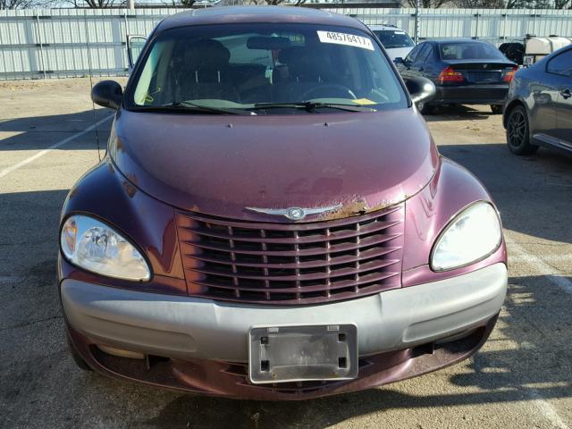 3C8FY4BB41T548904 - 2001 CHRYSLER PT CRUISER PURPLE photo 9