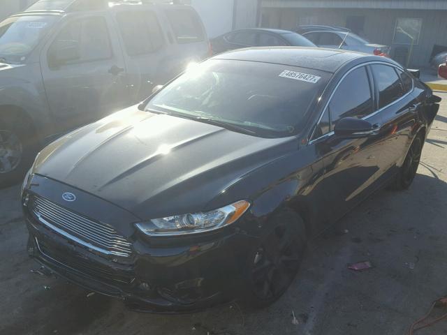 3FA6P0K92ER282978 - 2014 FORD FUSION TIT BLACK photo 2