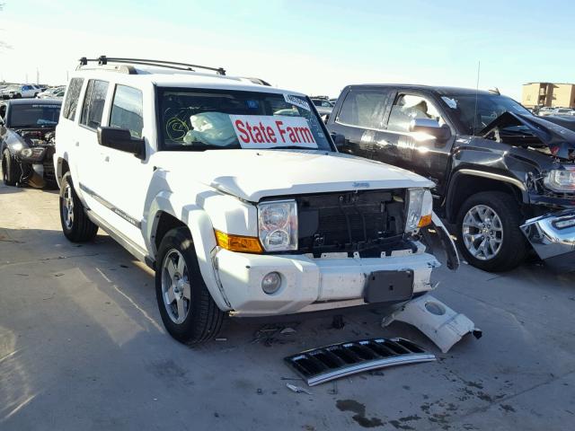 1J4RG4GK7AC126545 - 2010 JEEP COMMANDER WHITE photo 1