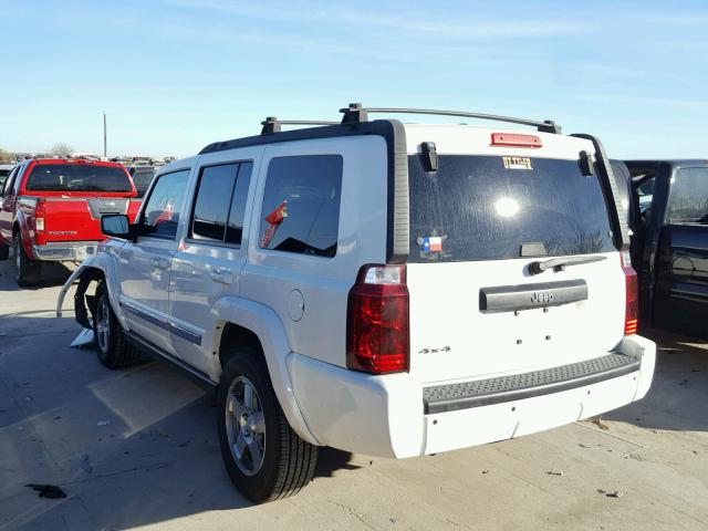 1J4RG4GK7AC126545 - 2010 JEEP COMMANDER WHITE photo 3