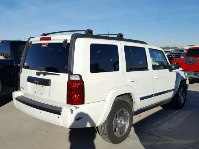 1J4RG4GK7AC126545 - 2010 JEEP COMMANDER WHITE photo 4