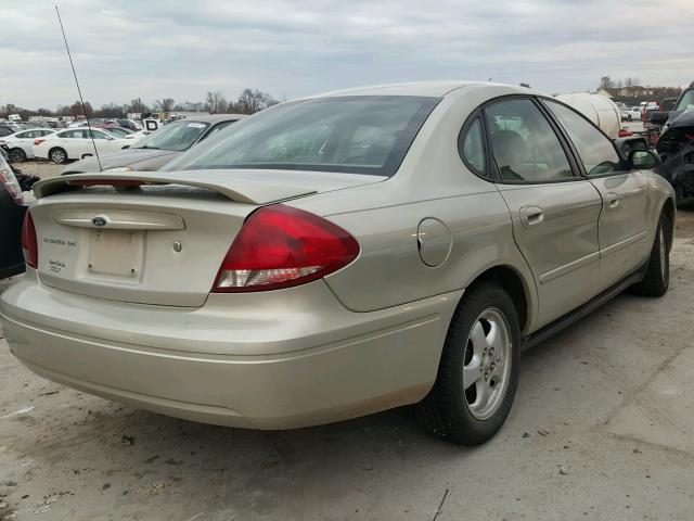 1FAFP53U07A172380 - 2007 FORD TAURUS SE GOLD photo 4