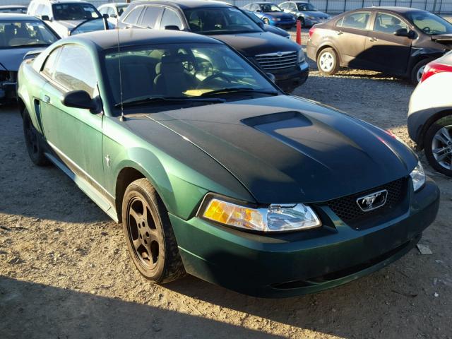 1FAFP404X2F207162 - 2002 FORD MUSTANG GREEN photo 1