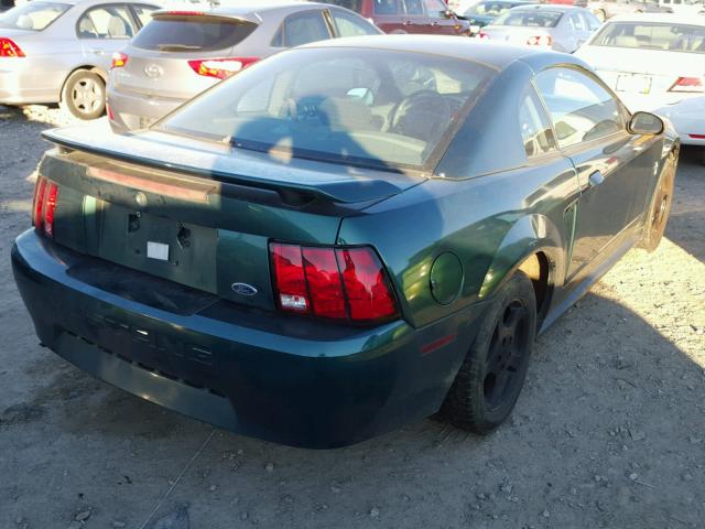 1FAFP404X2F207162 - 2002 FORD MUSTANG GREEN photo 4