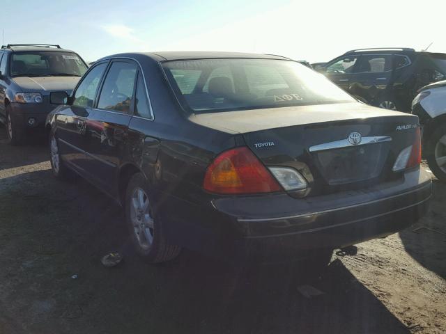 4T1BF28B62U236426 - 2002 TOYOTA AVALON XL Қара фото 3