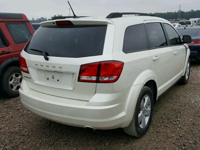 3C4PDCAB6ET173164 - 2014 DODGE JOURNEY SE WHITE photo 4