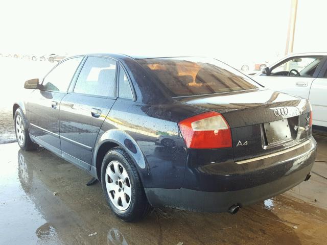 WAULC68E13A120506 - 2003 AUDI A4 1.8T QU BLUE photo 3