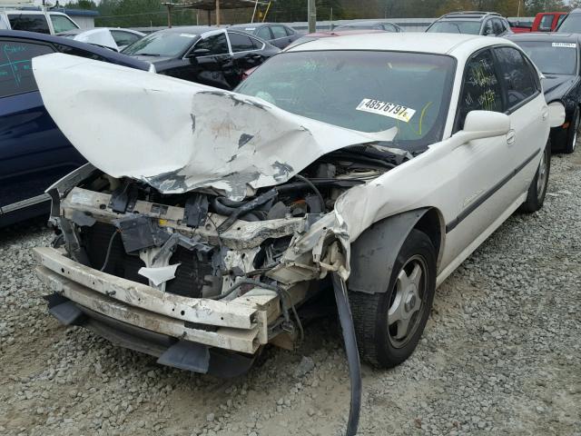 2G1WH55K419212734 - 2001 CHEVROLET IMPALA LS WHITE photo 2