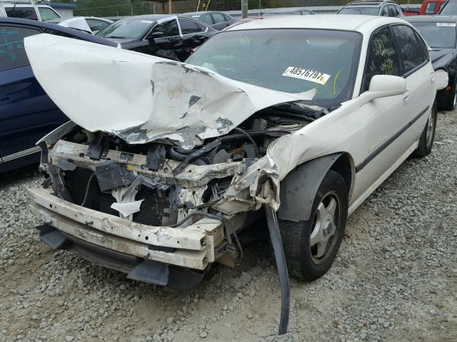 2G1WH55K419212734 - 2001 CHEVROLET IMPALA LS WHITE photo 9