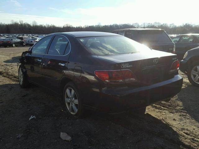 JTHBA30G155141737 - 2005 LEXUS ES 330 MAROON photo 3