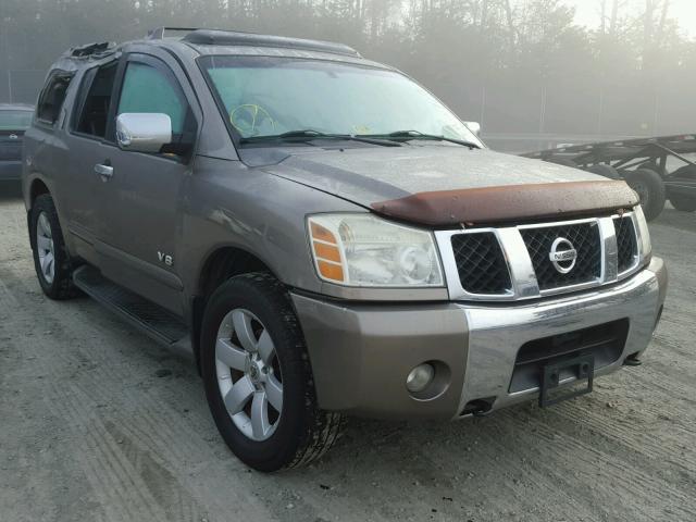 5N1AA08BX6N741870 - 2006 NISSAN ARMADA SE GOLD photo 1