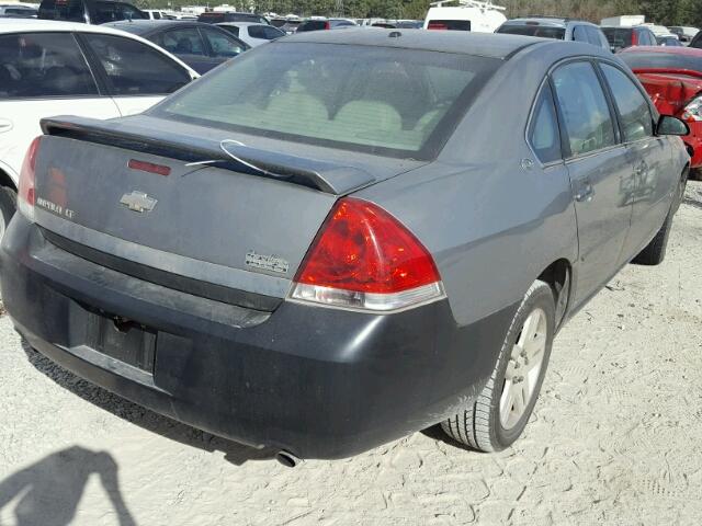 2G1WC58R279168586 - 2007 CHEVROLET IMPALA LT GRAY photo 4