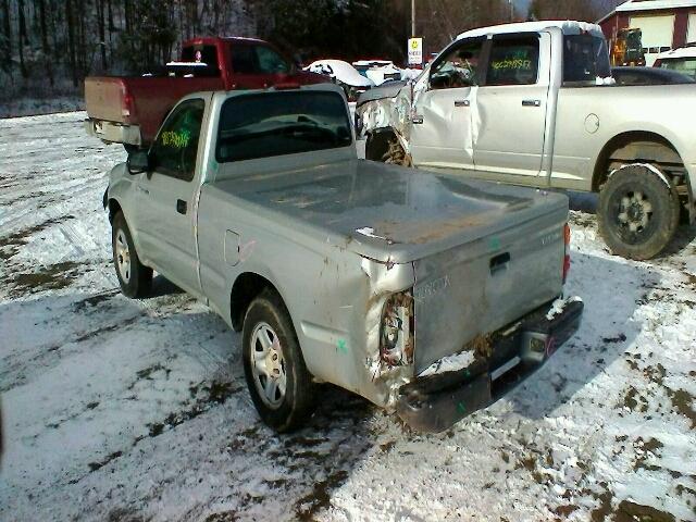 5TENL42N71Z876191 - 2001 TOYOTA TACOMA SILVER photo 3