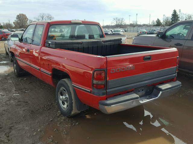 3B7HC13Z9TG105226 - 1996 DODGE RAM 1500 RED photo 3