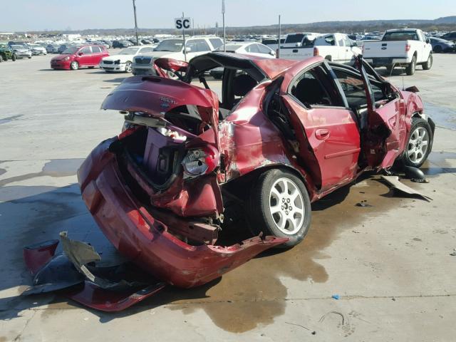 1B3ES56C25D200068 - 2005 DODGE NEON SXT RED photo 4