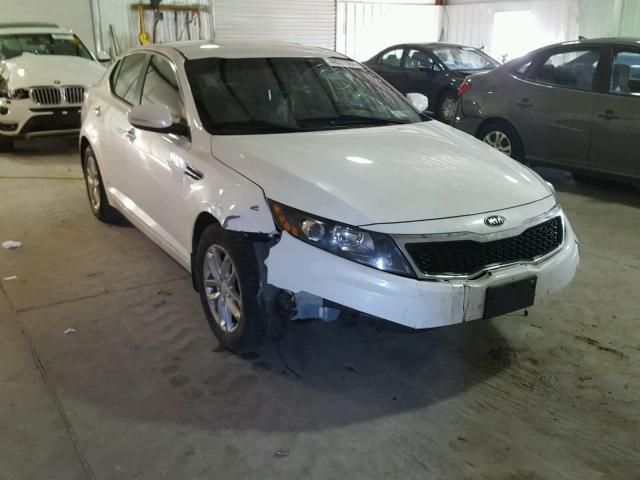 5XXGM4A76DG184855 - 2013 KIA OPTIMA LX WHITE photo 1