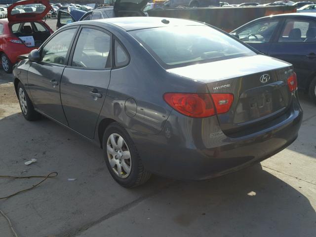 KMHDU46D77U152587 - 2007 HYUNDAI ELANTRA GL GRAY photo 3