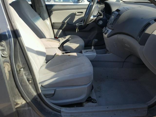 KMHDU46D77U152587 - 2007 HYUNDAI ELANTRA GL GRAY photo 5