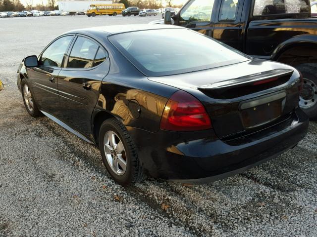 2G2WP522251235596 - 2005 PONTIAC GRAND PRIX BLACK photo 3