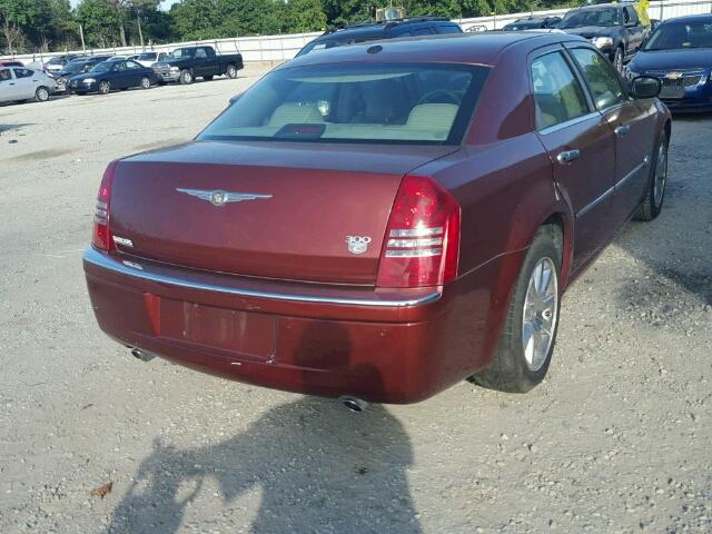 2C3LA63H17H774153 - 2007 CHRYSLER 300C MAROON photo 4