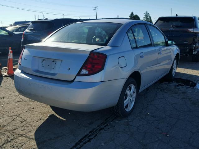 1G8AJ55F96Z191542 - 2006 SATURN ION LEVEL SILVER photo 4