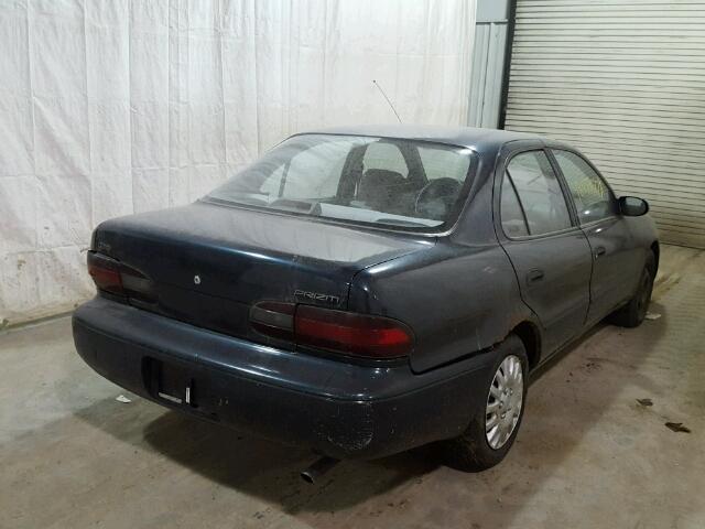 1Y1SK5260VZ415576 - 1997 GEO PRIZM BASE BLUE photo 4