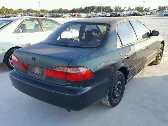 1HGCG564WA0213071 - 1998 HONDA ACCORD GREEN photo 4