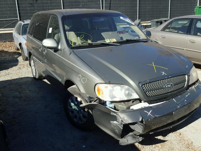 KNDUP131746563489 - 2004 KIA SEDONA EX GRAY photo 1