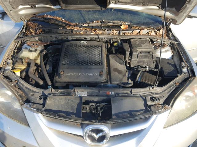 JM1BK34M781835889 - 2008 MAZDA SPEED 3 银色 照片 7