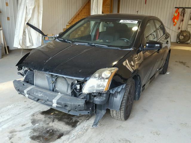 3N1CB61E37L705444 - 2007 NISSAN SENTRA SE- BLACK photo 2