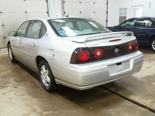 2G1WF52E059294407 - 2005 CHEVROLET IMPALA SILVER photo 3