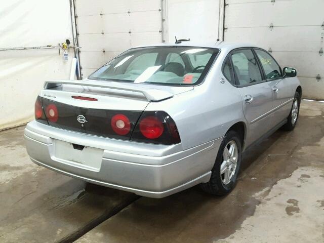 2G1WF52E059294407 - 2005 CHEVROLET IMPALA SILVER photo 4