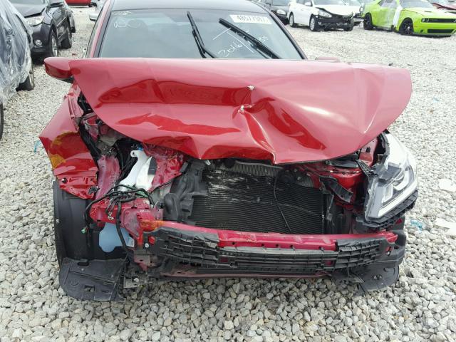 1HGCR2F55GA029422 - 2016 HONDA ACCORD SPO RED photo 9