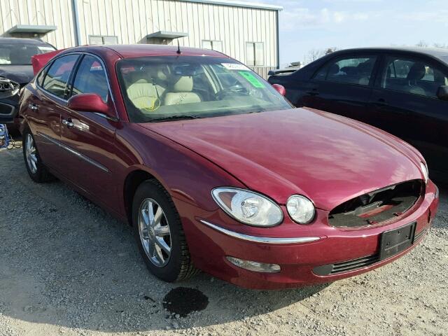 2G4WD532851279665 - 2005 BUICK LACROSSE C RED photo 1