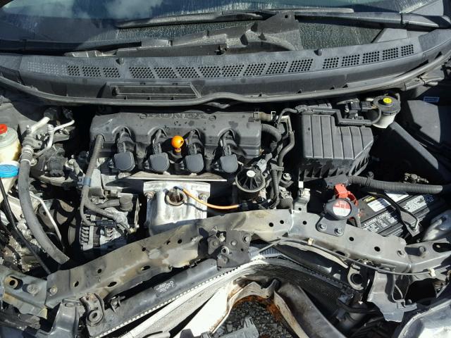 2HGFA1F56AH325752 - 2010 HONDA CIVIC LX GRAY photo 7