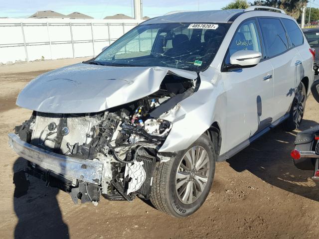 5N1DR2MN7HC652175 - 2017 NISSAN PATHFINDER SILVER photo 2