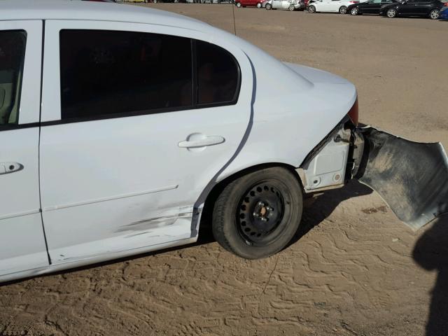 1G1AL55F277163779 - 2007 CHEVROLET COBALT LT WHITE photo 9