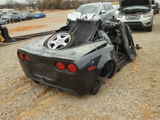 1G1YS2DW6C5109506 - 2012 CHEVROLET CORVETTE G BLACK photo 4