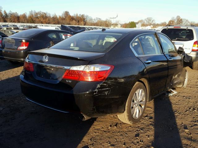 1HGCR3F86DA036892 - 2013 HONDA ACCORD EXL BLACK photo 4