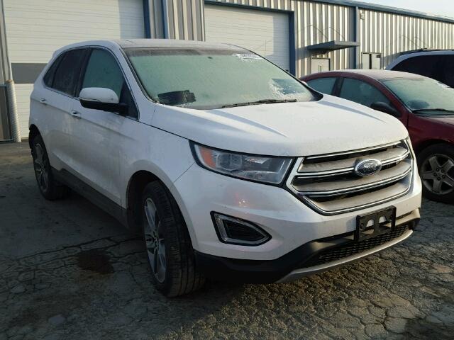 2FMPK4K83GBB77035 - 2016 FORD EDGE TITAN WHITE photo 1