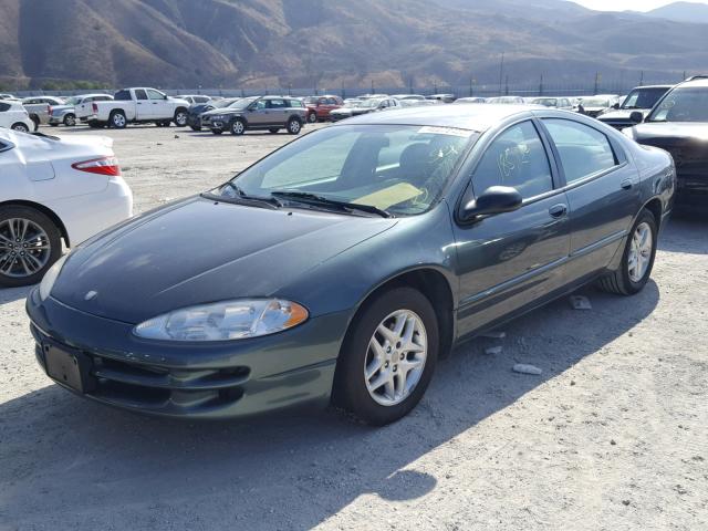 2B3HD46R84H590584 - 2004 DODGE INTREPID S GREEN photo 2