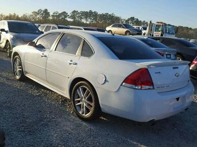 2G1WC5E35D1177356 - 2013 CHEVROLET IMPALA LTZ WHITE photo 3