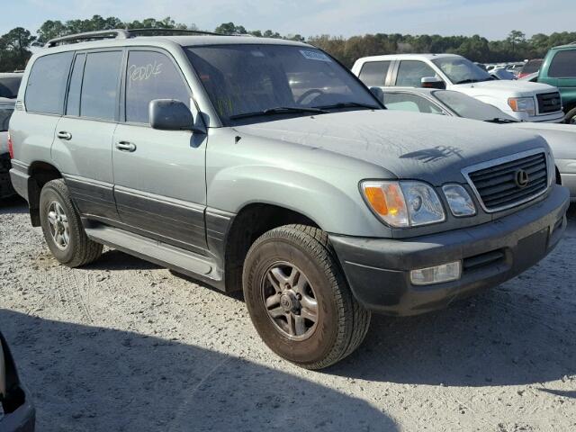 JTJHT00W123521354 - 2002 LEXUS LX 470 GREEN photo 1