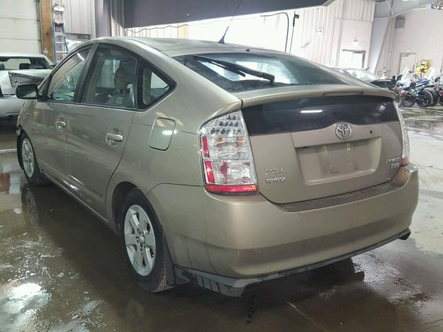 JTDKB20U583347481 - 2008 TOYOTA PRIUS GOLD photo 3