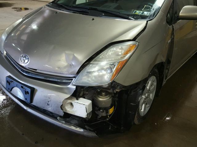 JTDKB20U583347481 - 2008 TOYOTA PRIUS GOLD photo 9