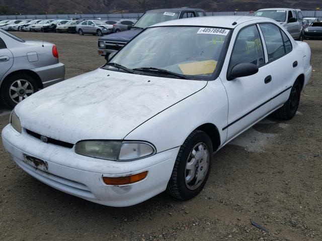 1Y1SK5265VZ419185 - 1997 GEO PRIZM BASE თეთრი ფოტო 2
