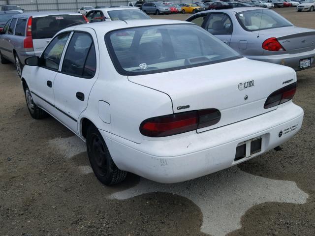 1Y1SK5265VZ419185 - 1997 GEO PRIZM BASE თეთრი ფოტო 3